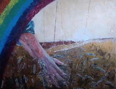 Картина под названием "the prism of the co…" - Wojciech Adalberto, Подлинное произведение искусства, Акрил