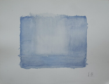 Schilderij getiteld "MARINE 15" door Xavier Auffret, Origineel Kunstwerk, Aquarel