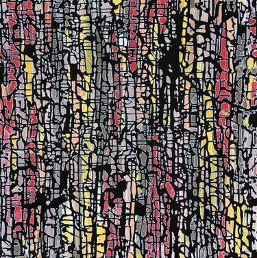 Painting titled "GRAPHIC BARK 24" by Xaro, Original Artwork, Acrylic