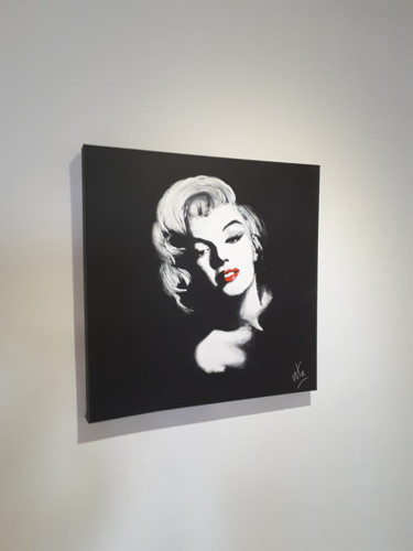 Painting titled "Marilyn Monroe" by Xavier Wttrwulghe, Original Artwork, Acrylic