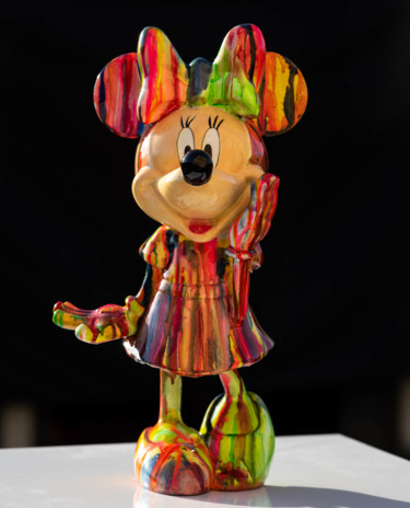 雕塑 标题为“Minnie Pop Art” 由Xavier Wttrwulghe, 原创艺术品, 树脂
