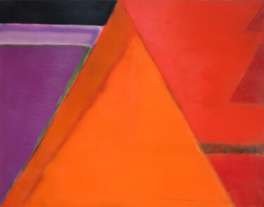 Malerei mit dem Titel "geometric abstract…" von Xia Wu, Original-Kunstwerk, Acryl
