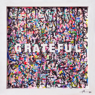 "GRATEFUL" başlıklı Tablo Xiaoyang Galas tarafından, Orijinal sanat, Akrilik Ahşap panel üzerine monte edilmiş