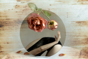 Fotografia intitulada "Falling Rose #1" por Xidong Luo, Obras de arte originais, Fotografia Não Manipulada