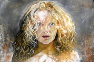 Painting titled "Naturelle" by Xavier Rivoire, Original Artwork, Pastel