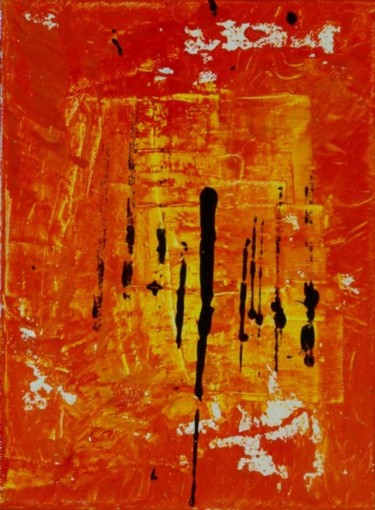 Peinture intitulée "orange03.jpg" par Xristoph, Œuvre d'art originale