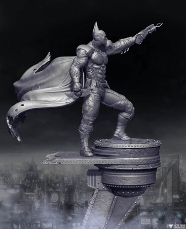 Arts numériques intitulée "Batman Arkham Knigh…" par Yacine Brinis, Œuvre d'art originale, Modélisation 3D