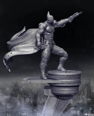 Arte digitale intitolato "Batman Arkham Knigh…" da Yacine Brinis, Opera d'arte originale, Modellazione 3D