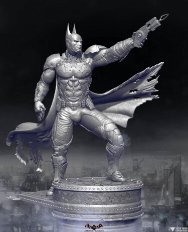 Digital Arts titled "Batman Arkham Knigh…" by Yacine Brinis, Original Artwork, 3D Modeling