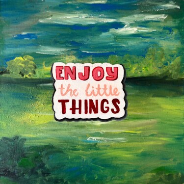 "enjoy little things" başlıklı Tablo Yağmur Turan tarafından, Orijinal sanat, Akrilik