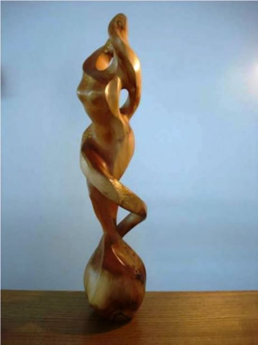 Sculpture intitulée "Ева" par Georgii Tril, Œuvre d'art originale, Bois