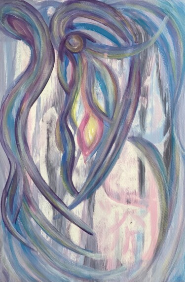 Drawing titled "The Seed of Rebirth" by Yana Melnik, Original Artwork, Acrylic