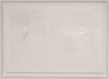 제목이 "50 Blancs"인 미술작품 Yann Le Dall로, 원작, 기름 나무 들것 프레임에 장착됨