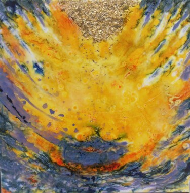 Картина под названием "" Rayonnement "" - Yannick Bernard, Подлинное произведение искусства
