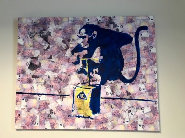 Картина под названием "Monnaie de singe" - Yannick Léty, Подлинное произведение искусства