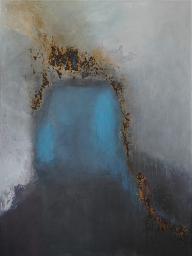 Peinture intitulée "Rêve bleu" par Yarka Gumy, Œuvre d'art originale