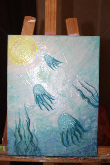 Картина под названием "Дети Солнца" - Анна Мурр, Подлинное произведение искусства, Акрил