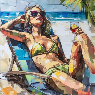 Pintura titulada "Summer oil paintings" por Yass, Obra de arte original, Oleo