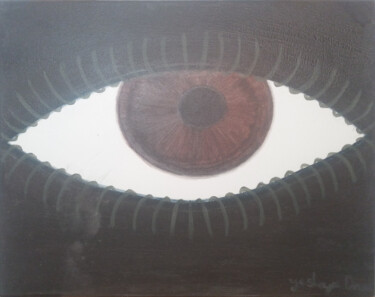 Картина под названием "Out of the void" - Yeshaya Dank, Подлинное произведение искусства, Акварель