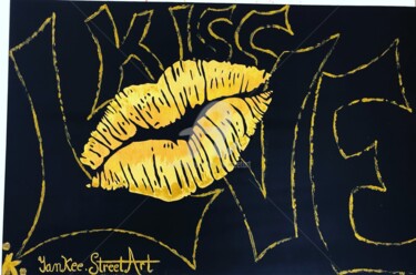 "Kiss" başlıklı Tablo Ykstreetart tarafından, Orijinal sanat, Akrilik