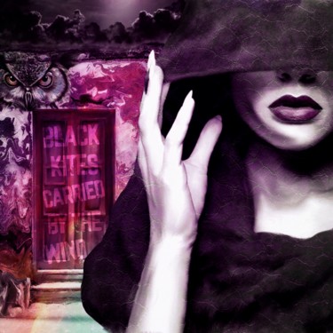 Цифровое искусство под названием "THE WITCH" - Ylenia Pizzetti, Подлинное произведение искусства, Фотомонтаж Установлен на А…