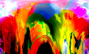 Arte digitale intitolato "The Earth Core" da Yolidimages, Opera d'arte originale, Lavoro digitale 2D