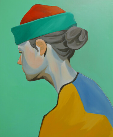 Malerei mit dem Titel "self perception" von Young Park, Original-Kunstwerk, Acryl