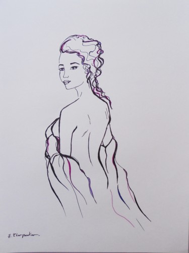 Peinture intitulée "Daphné" par Isabelle Charpentier, Œuvre d'art originale