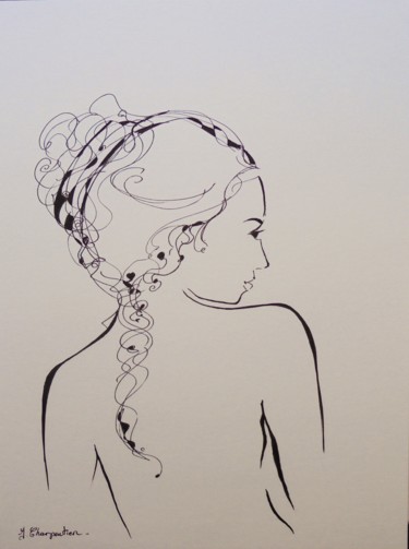 Peinture intitulée "Liane" par Isabelle Charpentier, Œuvre d'art originale, Acrylique