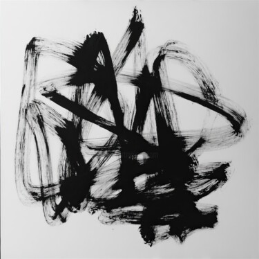 Malarstwo zatytułowany „Abstract 5” autorstwa Yuehua He, Oryginalna praca, Akryl