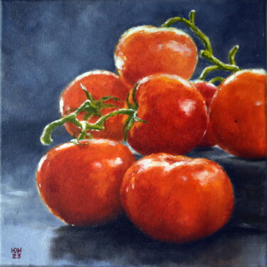 Pintura intitulada "Vegetables, Oil pai…" por Yulia Ivanova, Obras de arte originais, Óleo