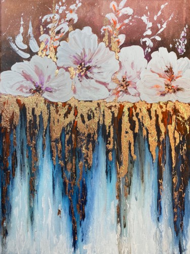 제목이 "FLOWERS FANTASY"인 미술작품 Yulia Gavarini로, 원작, 아크릴