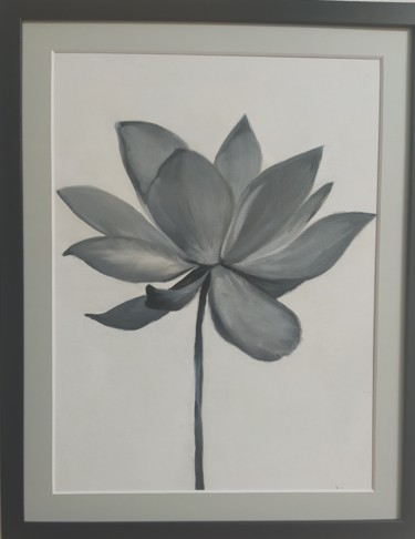 Ζωγραφική με τίτλο "triptych "Lotuses".…" από Yulia Sheverova, Αυθεντικά έργα τέχνης, Λάδι Τοποθετήθηκε στο Χαρτόνι