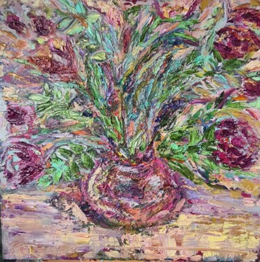 Painting titled "Beetroot 2" by Yuliya Gündoğan (ostbiju_art), Original Artwork, Oil