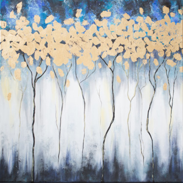 "Golden forest" başlıklı Tablo Yuliya Trubacheva tarafından, Orijinal sanat, Akrilik