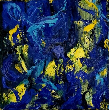 Pittura intitolato "Moonlight" da Julia Tokar (Jt), Opera d'arte originale, Acrilico