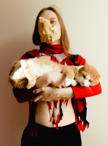 Fotografie getiteld "Cat 2" door Yura Taralov, Origineel Kunstwerk, Digitale fotografie