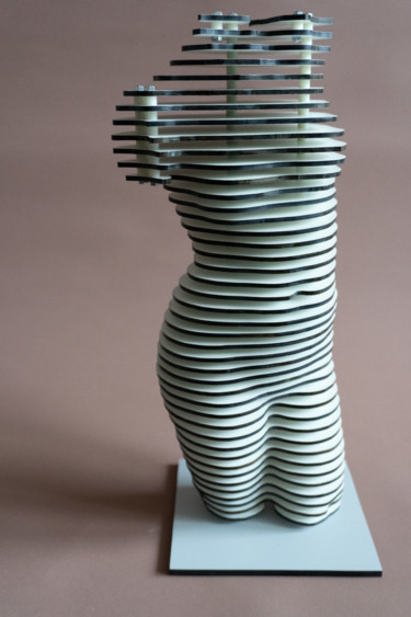Sculpture titled "Diana" by Yuriy Kraft, Original Artwork, Plastic