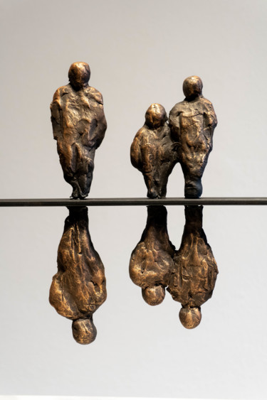 Escultura intitulada "Reflection" por Yuriy Kraft, Obras de arte originais, Argila