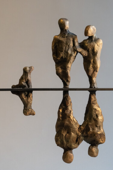 Escultura intitulada "***Reflection III***" por Yuriy Kraft, Obras de arte originais, Argila