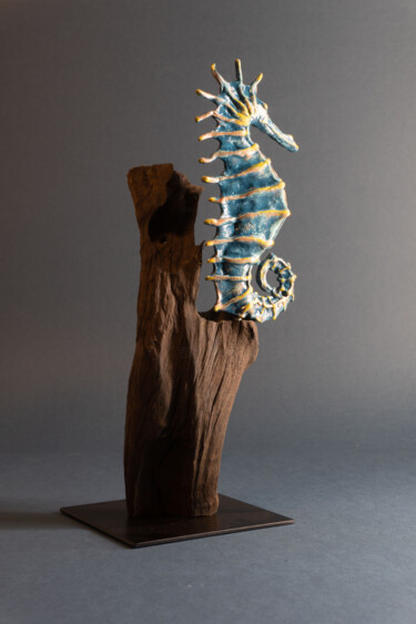 Sculptuur getiteld ""Guardian of the Ab…" door Yuriy Kraft, Origineel Kunstwerk, Polymeer klei