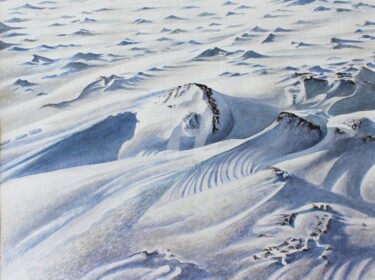 绘画 标题为“"Sur le Plateau"” 由Yves Lafond, 原创艺术品, 水彩