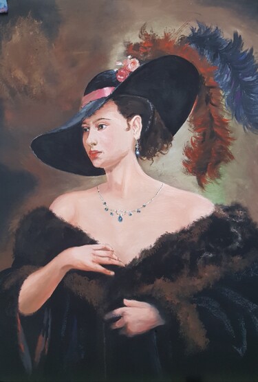 Pintura intitulada "Woman" por Z S, Obras de arte originais, Guache
