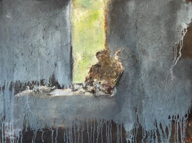 Картина под названием "Ordinary Day 2" - Zakhar Shevchuk, Подлинное произведение искусства, Масло Установлен на Деревянная р…