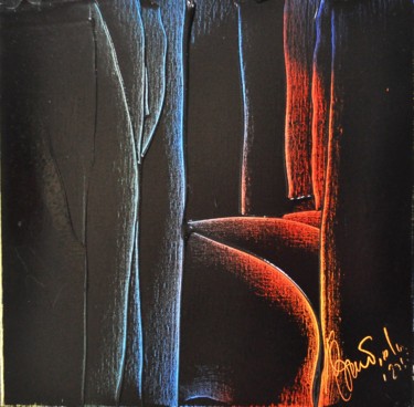 Peinture intitulée "Lumière abstraite" par Antonio Zamariola, Œuvre d'art originale, Acrylique