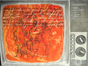 Pittura intitolato "Upon a time tv show…" da Ruddy Zara, Opera d'arte originale, Acrilico
