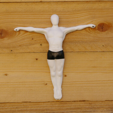 Sculpture titled "Gymnaste" by Zef, Original Artwork, Resin