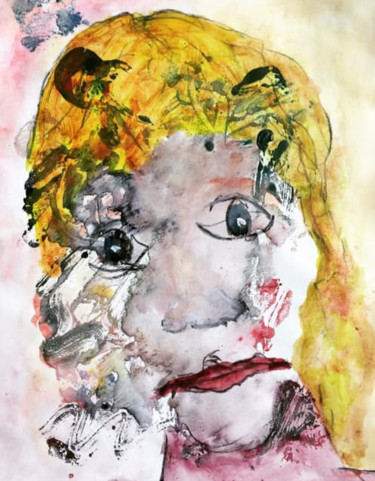 Peinture intitulée "« Tous les maux ble…" par Ananda Eva, Œuvre d'art originale, Acrylique