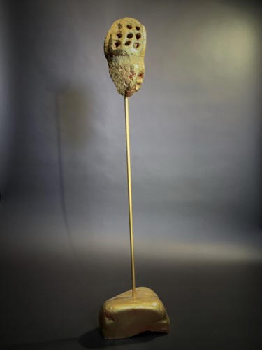Sculptuur getiteld "La ruée vers l'or" door Zenzivi Nora Yahiaoui, Origineel Kunstwerk, Steen
