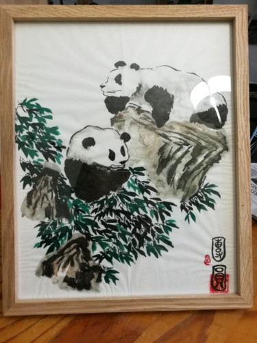 Pintura intitulada "img-20170927-190923…" por Zuowen Zhao, Obras de arte originais, Tinta